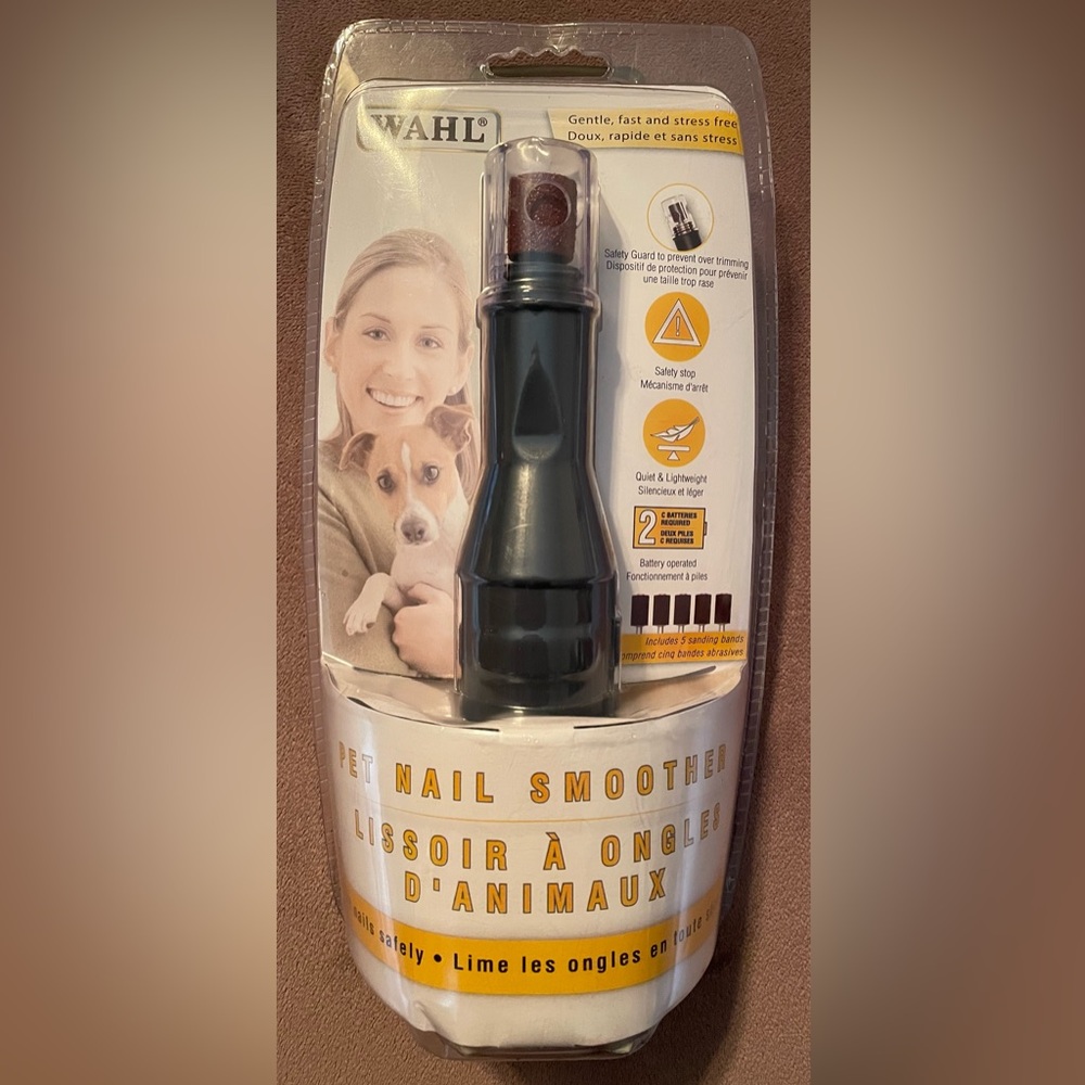 Wahl Pet Nail Smoother for small dogs and cats NEW!